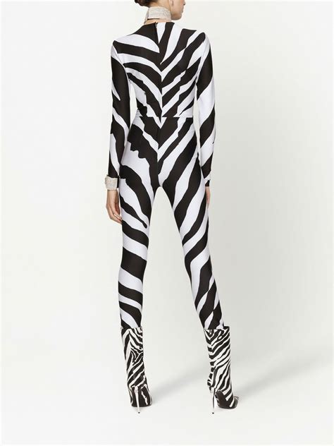 catsuit dolce gabbana|Dolce & Gabbana zebra.